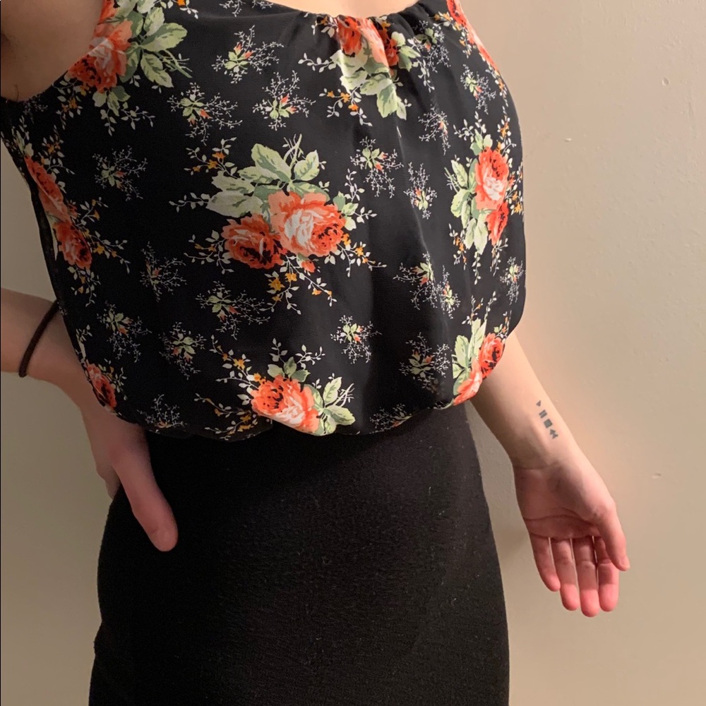 Pencil skirt with Blouse Tank Top Dress